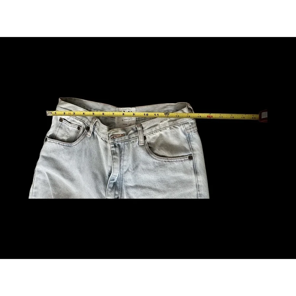 ONE TEASPOON Women's 27 Light Wash Boyfriend Distressed Denim Jeans Aritzia Cali